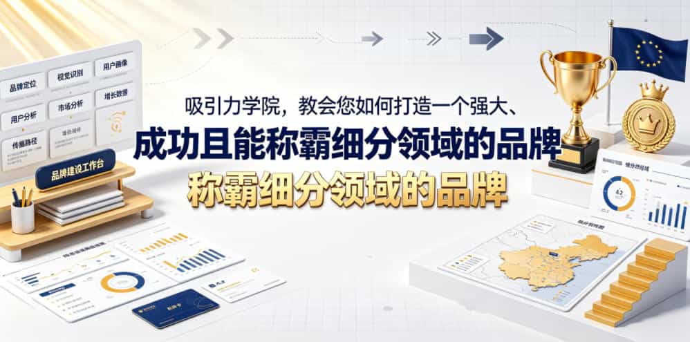 吸引力学院,教会您如何打造一个强大、成功且能称霸细分领域的品牌!【原创双语字幕】