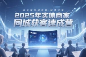 2025年实体商家同城获客速成营，同城企业AI获客全域解决方案