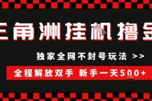 三角洲全自动挂G撸金，新手轻松一天5张+，无脑搬砖【揭秘】