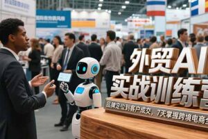 （15344期）外贸AI实战训练营(7月更新)，品牌定位到客户成交，7天掌握跨境电商全流程