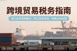 （15381期）跨境贸易税务指南，进口业务退税要点，转口贸易风险，特殊业务处理