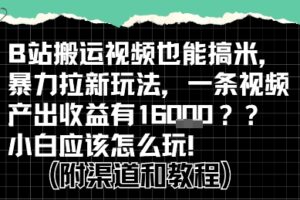 b站掘金计划？搬运视频也能挣拉新的收益，小白应该怎么玩！