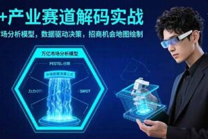 （15712期）AI+产业赛道解码实战：万亿市场分析模型，数据驱动决策，招商机会地图绘制