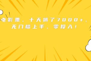 （15821期）靠卖电影票，十天搞了7000+，小白无门槛上手，零投入！