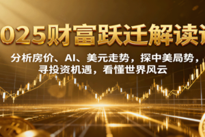 2025财富跃迁解读：析房价、AI、美元走势，探中美局势，寻投资机遇，看懂世界风云