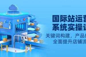 国际站运营系统实操课：关键词构建，产品线布局，全面提升店铺流量