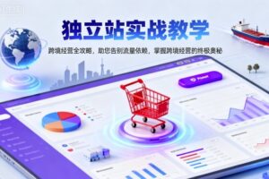 独立站实战教学,跨境经营全攻略,助您告别流量依赖,掌握跨境经营的终极奥