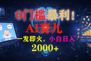 （16802期）0门槛暴利！《AI育儿短视频之宝宝说》一发即火，轻松日入2000+