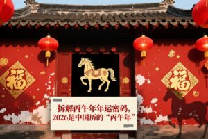 （17038期）付费文章：拆解丙午年年运密码，2026是中国历的“丙午年”