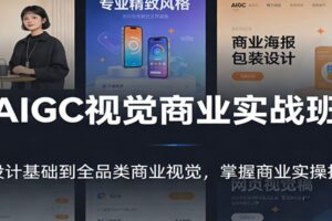 AIGC视觉商业实战班：从设计基础到全品类商业视觉，掌握商业实操技能