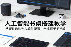 人工智能书桌搭建教学：从硬件选购到AI软件配置，全流程手把手教