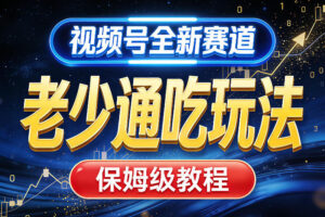 视频号全新AI赛道，老少通吃玩法，保姆级教程