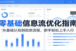 零基础信息流优化指南：从基础认知到投放流程，新手轻松上手入行