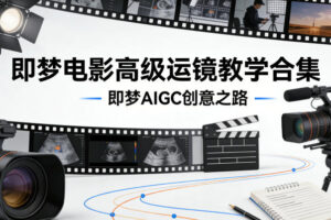 即梦电影高级运镜教学合集，即梦AIGC创意之路