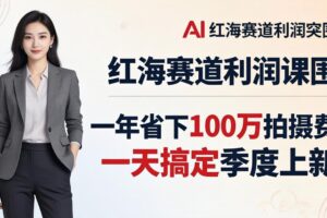（17884期）服装老板AI模特图课：一年省下100万拍摄费，一天搞定季度上新，红海赛道利润突围