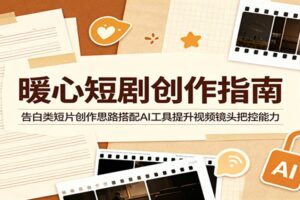 暖心短剧创作指南:告白类短片创作思路搭配AI工具提升视频镜头把控能力