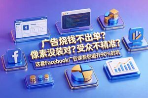（18851期）广告烧钱不出单？像素没装对？受众不精准？这套Facebook广告课帮你避开90%的坑-原创双语字幕