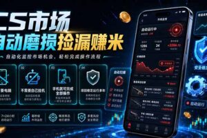 (18914期)CS市场自动磨损捡漏系统,无需电脑挂机,手机轻松赚米,日入300+