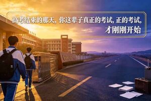 (18968期)付费文章:高考结束的那天,你这辈子真正的考试,才刚刚开始