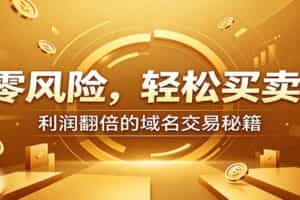 零风险域名交易实战秘籍：新手安全买卖教学，选品定价谈判实现收益翻倍