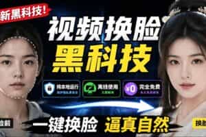 （19025期）AI 人工智能如此夸张？一键视频换脸黑科技，纯本地离线运行，本地视频换脸娱乐工具， AI FaceSwap
