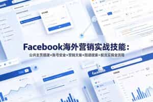 （19083期）Facebook海外营销实战技能：公共主页搭建+账号安全+营销文案+图谱搜索+投流实操全流程