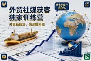 外贸社媒获客独家训练营，外贸新模式，快速做外贸（更新26年6月26日）
