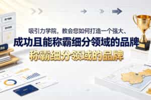 吸引力学院，教会您如何打造一个强大、成功且能称霸细分领域的品牌！【原创双语字幕】