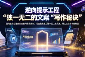 逆向提示工程教您突破AI常规限制，写出独具魅力独一无二的文案，引人注目的写作秘诀【原创双语字幕】