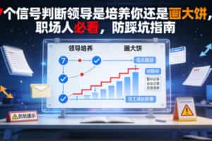 付费文章：7个信号判断领导是培养你还是画大饼，职场人必看，防踩坑指南