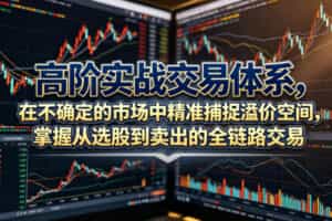 高阶实战交易体系，在不确定的市场中精准捕捉溢价空间，掌握从选股到卖出的全链路交易心法（更新6月）