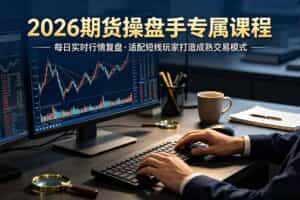 （19093期）2026期货操盘手专属课程-更新6月，每日实时行情复盘，适配短线玩家打造成熟交易模式