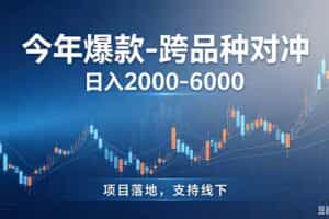 （19143期）跨品种最新对冲震撼首发！日收益2000-6000+，项目绿色长久，安全稳健，合规靠谱，可批量放大