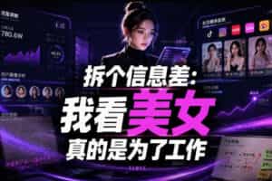 【理直气壮】我给看美女找了一个非常恰当的理由，信息差项目