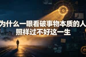付费文章：为什么一眼看破事物本质的人，照样过不好这一生