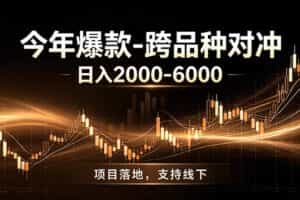 （19179期）全新跨品种对冲模式上线！日稳定盈利 2000-6000，合规长久可批量放大
