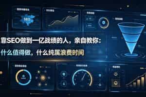 （19197期）靠SEO做到一亿战绩的人，亲自教你：什么值得做，什么纯属浪费时间【原创双语字幕】