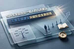 （19194期）付费文章：给原生家庭比较一般人的几点建议，五条实操建议突破阶层发展困境
