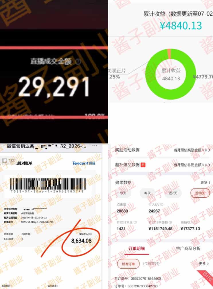 985十年互联网老兵亲测：2026年多个真实落地副业项目，手把手带你搭建被动收入管道（淘宝无人直播、TK拉新、代运营、CSGO……）【揭秘】
