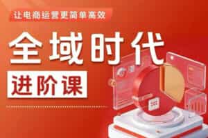 全域时代进阶课，更简单高效的全域投放实操，让电商运营更简单高效（更新0709）
