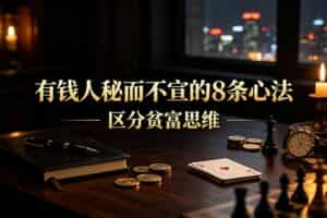 （19413期）付费文章：有钱人秘而不宣的8条心法｜区分贫富思维