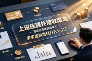 （19452期）上班族额外增收渠道，零基础搭建被动收入，多多虚拟类目月入 1-3 万