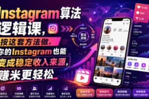 Instagram算法逻辑课，按这套方法做，你的Instagram也能变成稳定收入来源，賺米更轻松【原创双语字幕】
