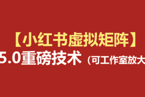 小红书虚拟矩阵5.0：AI原创虚拟品+4带1自动化AI发笔记+测款怼款双模式（可工作室放大