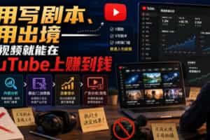 不用写剧本、不用出境——靠看视频就能在YouTube上賺到钱【原创双语字幕】