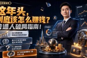 （19660期）付费文章：这年头，到底该怎么赚钱？普通人破局指南！