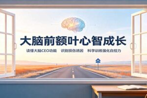 大脑前额叶心智成长：读懂大脑CEO功能，识别损伤诱因，科学训练强化自控力