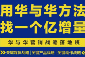 营销战略落地班2026年6月线下课，关键媒体战略|关键产品战略|关键动作战略