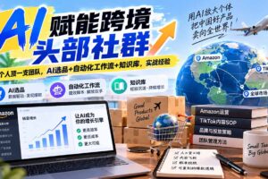 （20395期）AI赋能跨境头部社群-更新9月：一个人顶一支团队，AI选品+自动化工作流+知识库，实战经验