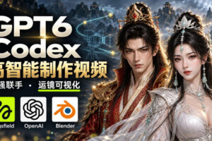 GPT-6 Astra×Codex高智能制作视频！联手Higgsfield，运镜可视化实战